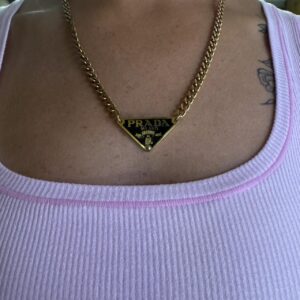 Prada Gold Necklace